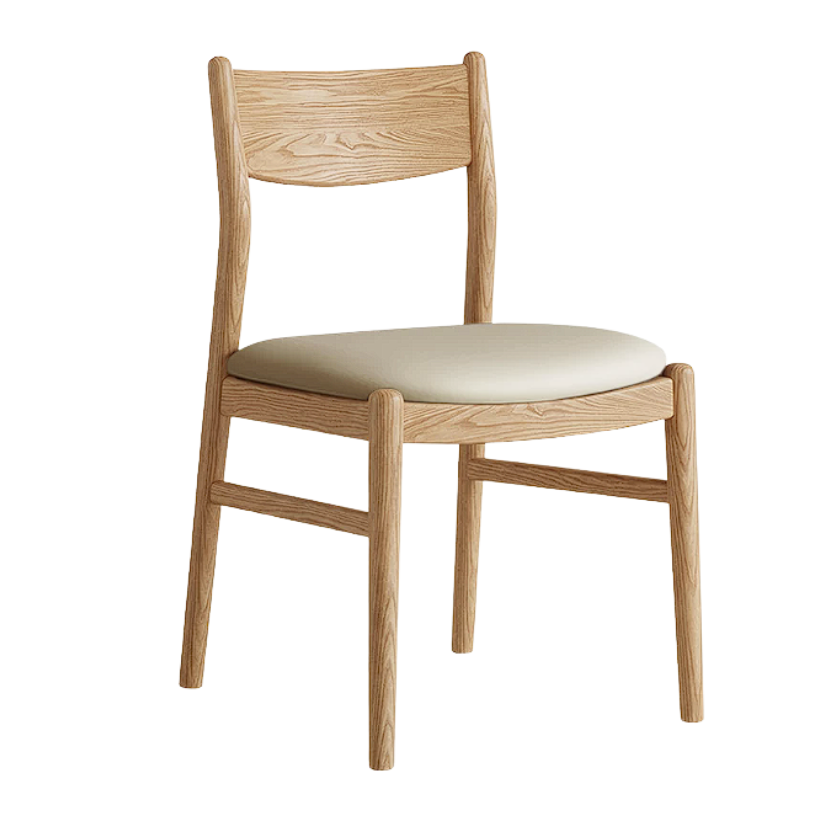 4 pcs Black Walnut, Ash, White Ash, Oak, Golden Pear, White Oak, Beech, Sandalwood Solid Wood Dining Chair