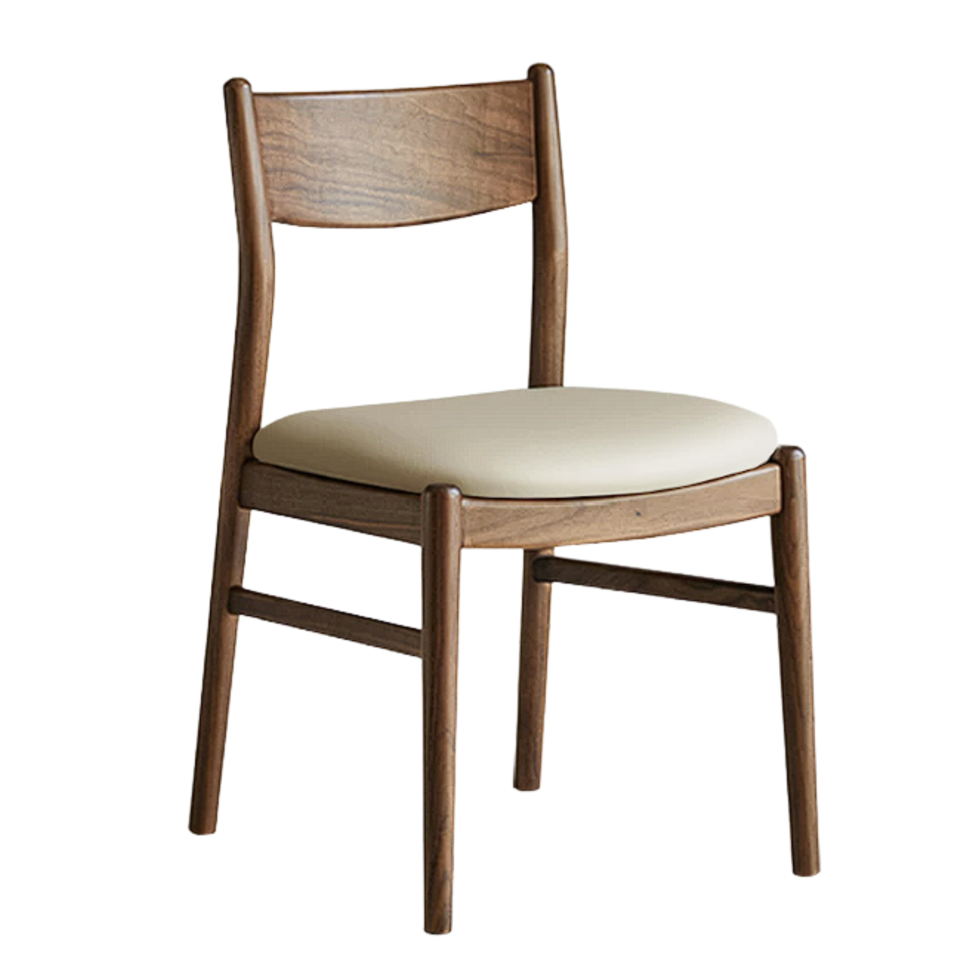 4 pcs Black Walnut, Ash, White Ash, Oak, Golden Pear, White Oak, Beech, Sandalwood Solid Wood Dining Chair