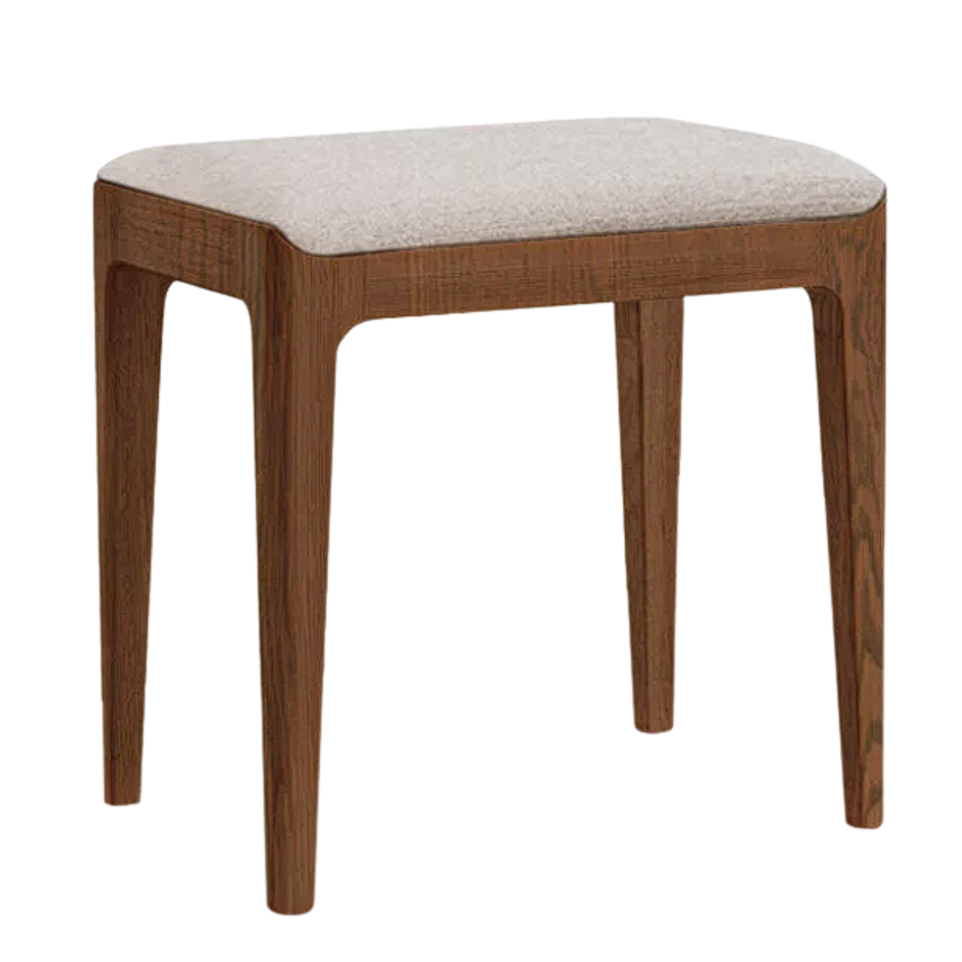 Ash, Oak Solid Wood, Solid RubberWood Makeup Stool