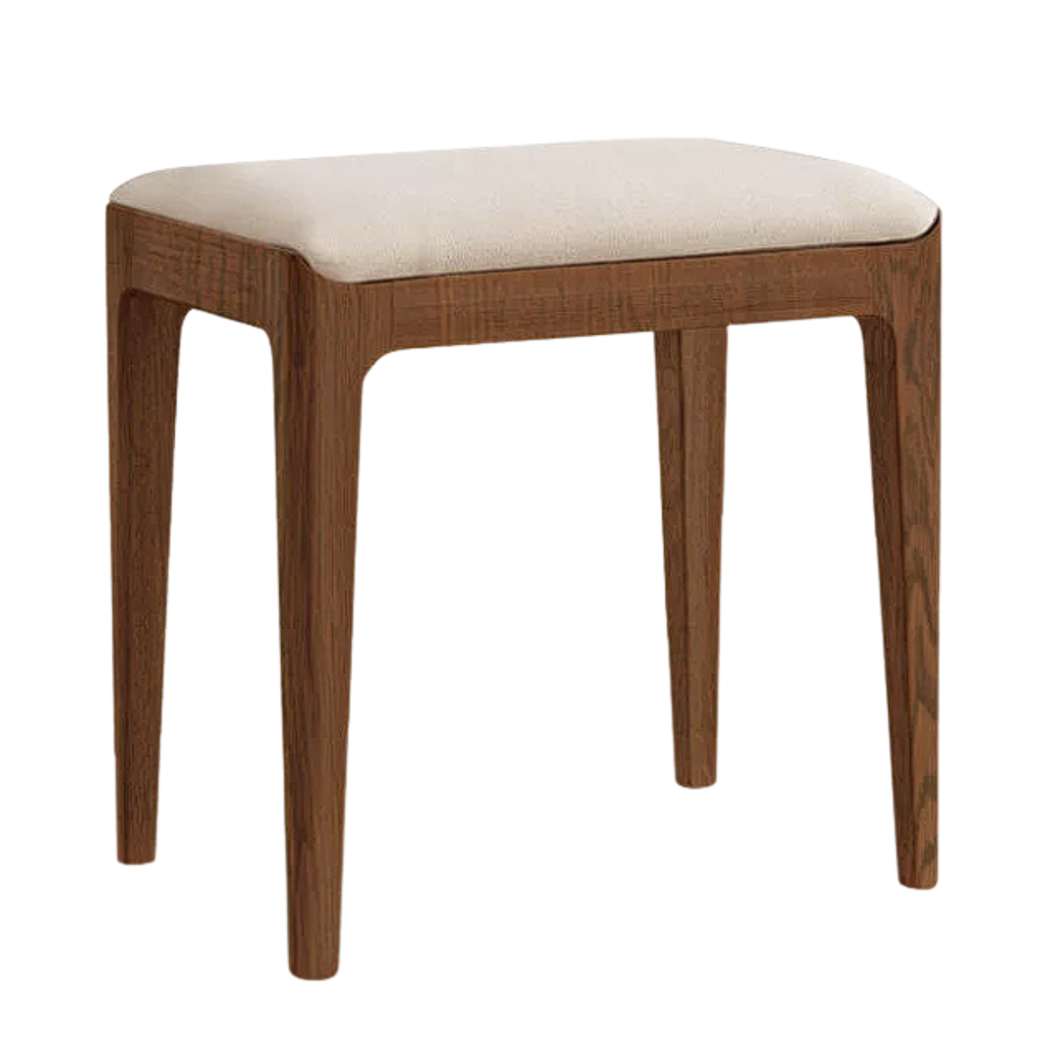 Ash, Oak Solid Wood, Solid RubberWood Makeup Stool
