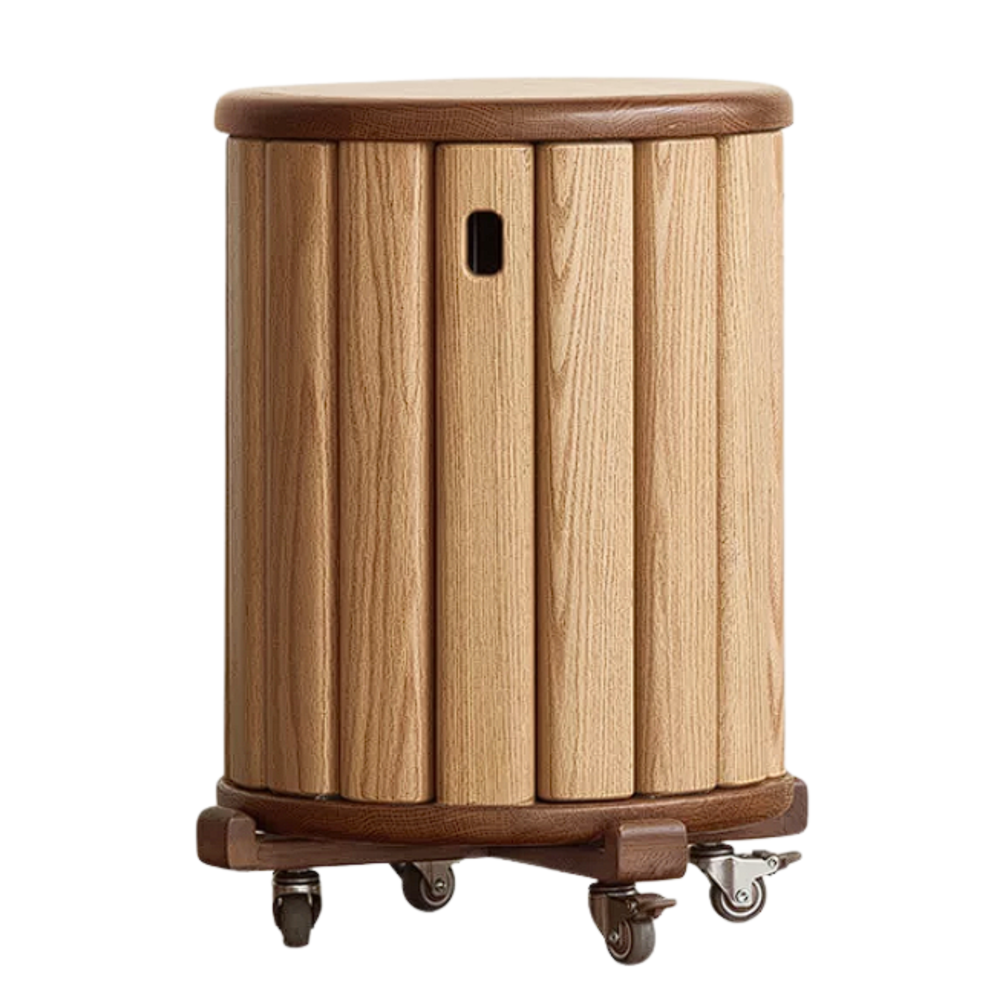 4 pcs Black Walnut, Ash, Oak Solid Wood, Cherry, Solid RubberWood Stackable Dining Stool