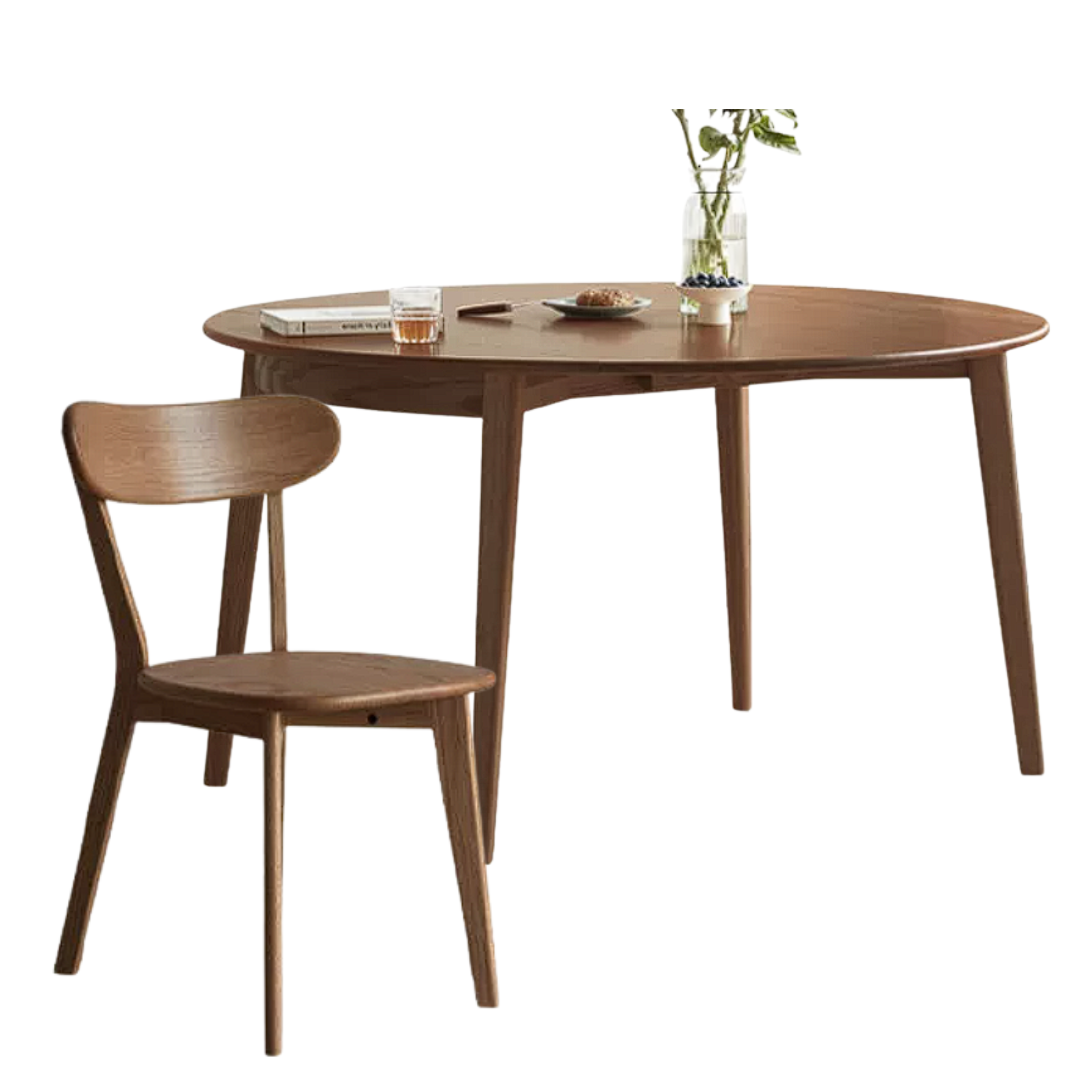 Oak Solid Wood Folding Dining Table