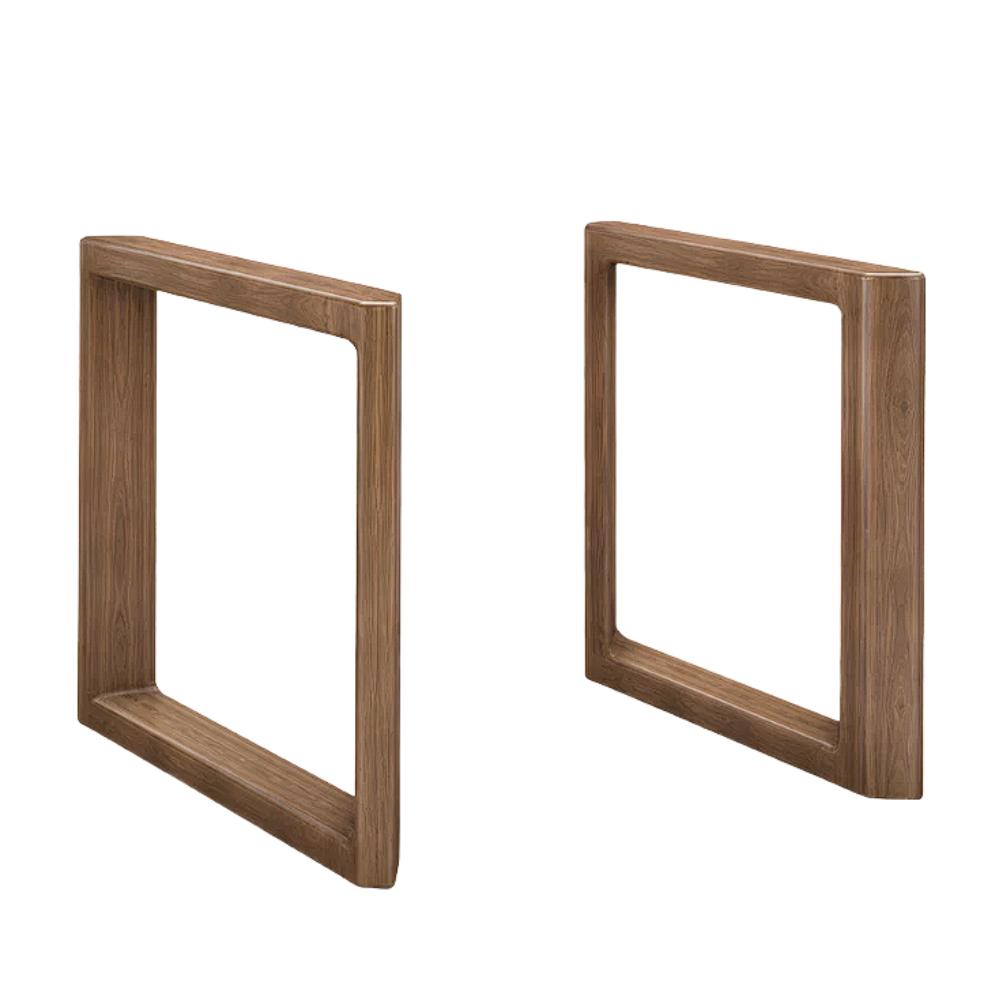 Black Walnut, South American Walnut, Ash Solid Wood, Metal, Acrylic Table Legs