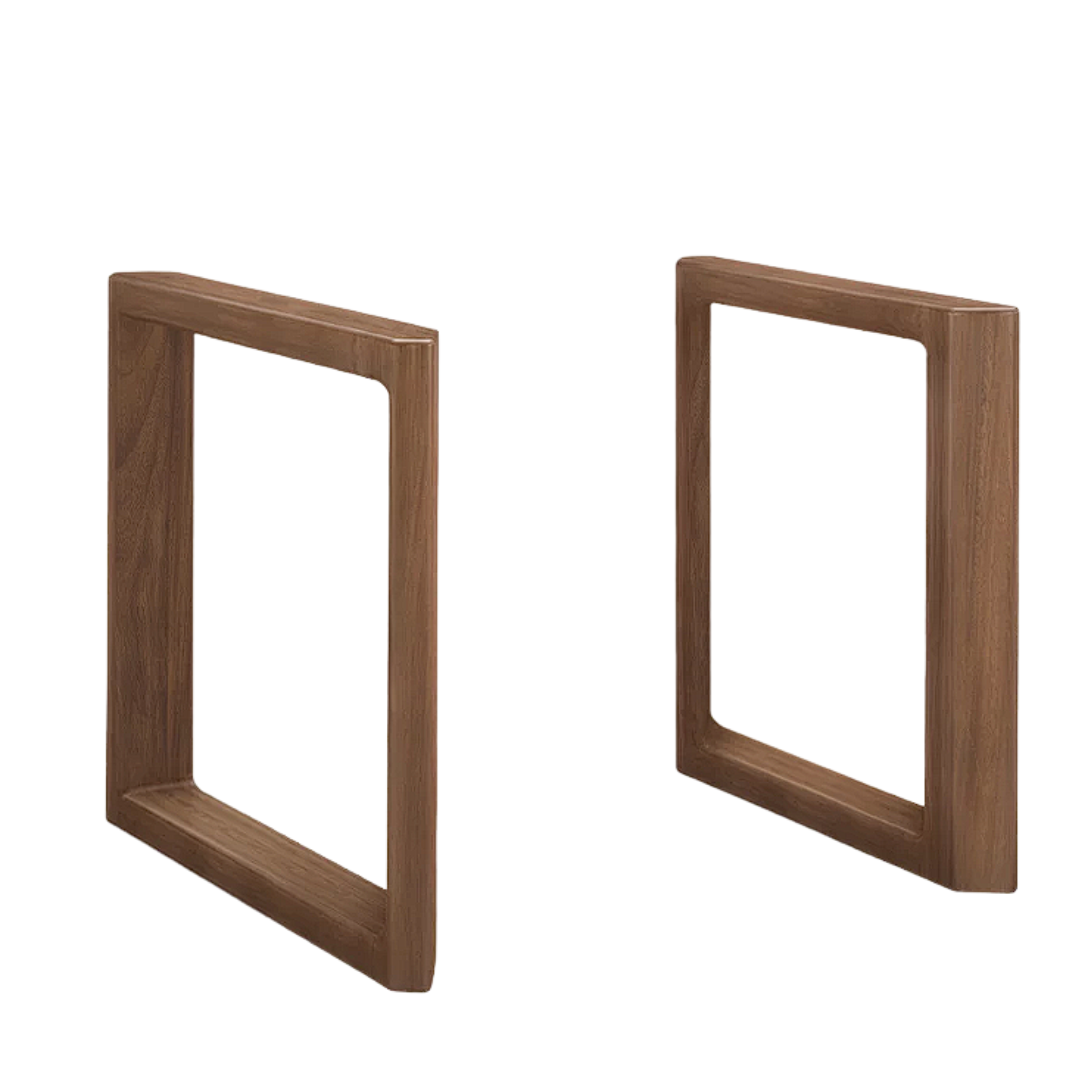 Black Walnut, South American Walnut, Ash Solid Wood, Metal, Acrylic Table Legs