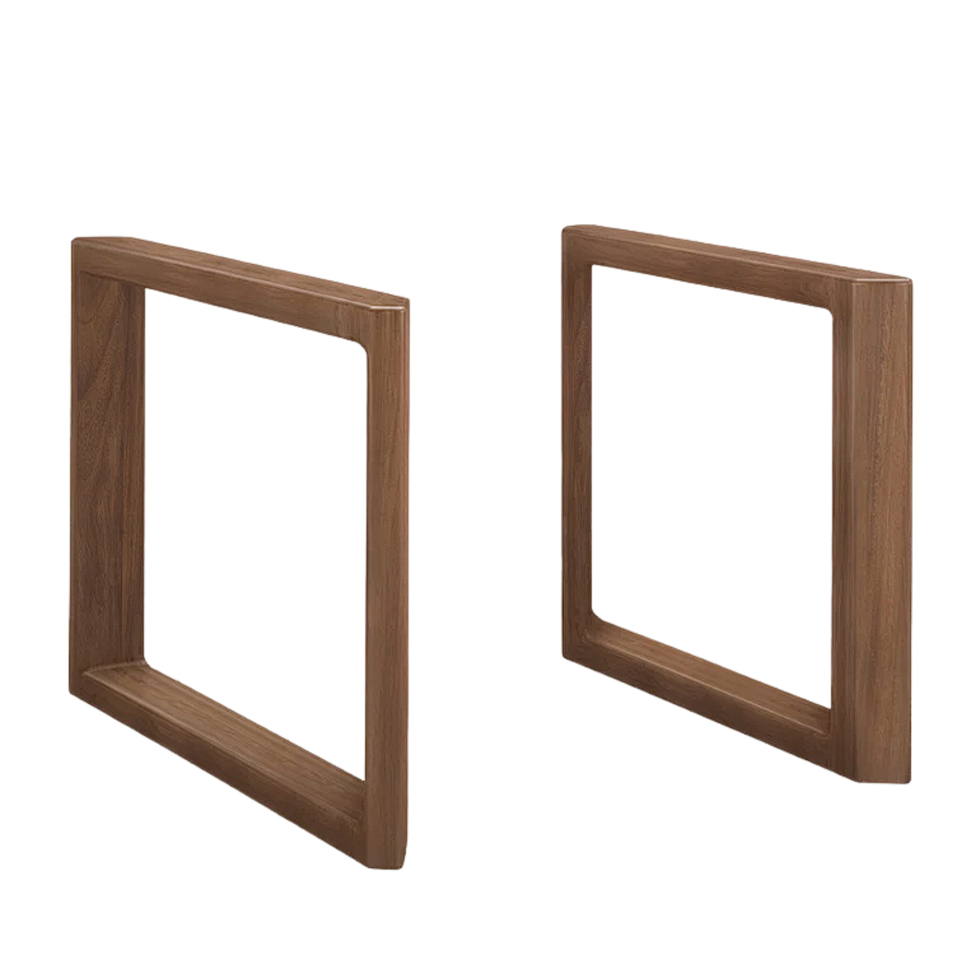 Black Walnut, South American Walnut, Ash Solid Wood, Metal, Acrylic Table Legs
