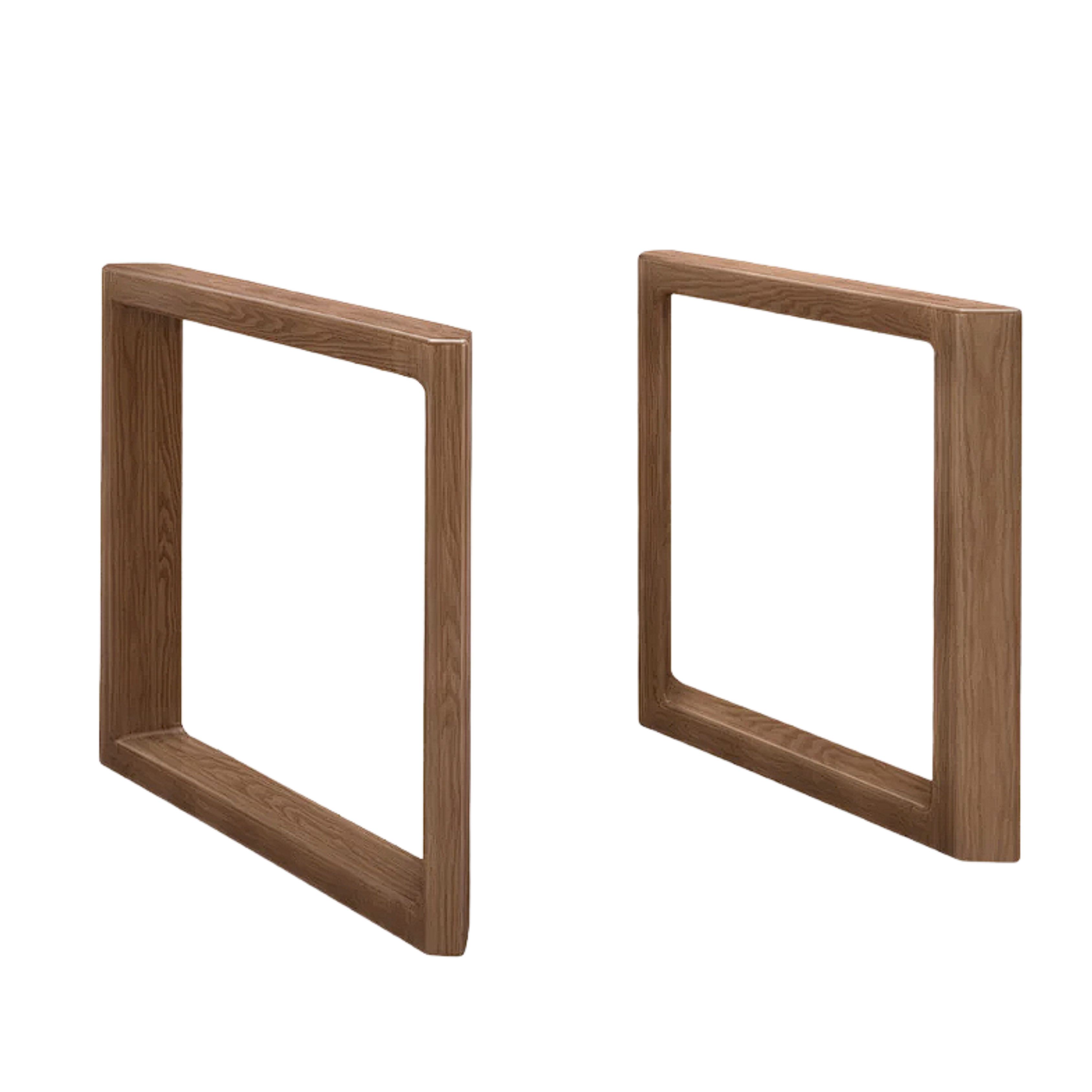 Black Walnut, South American Walnut, Ash Solid Wood, Metal, Acrylic Table Legs
