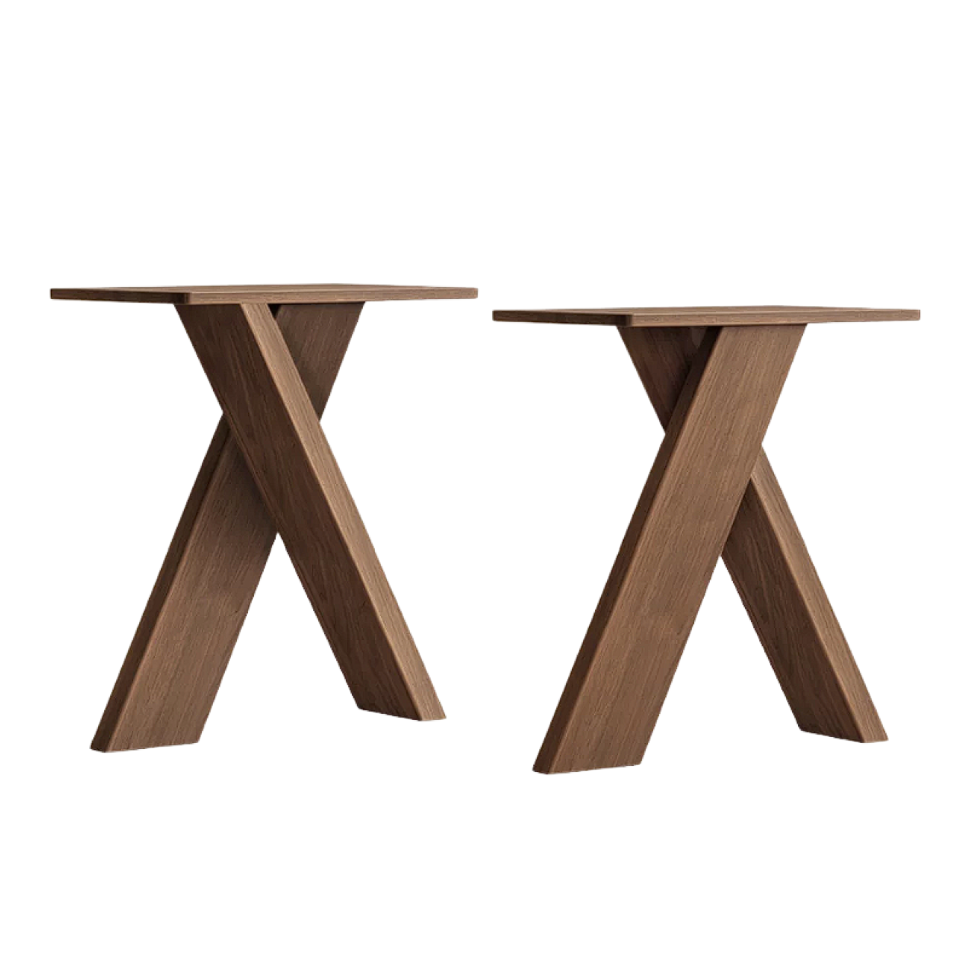 Black Walnut, South American Walnut, Ash Solid Wood, Metal, Acrylic Table Legs