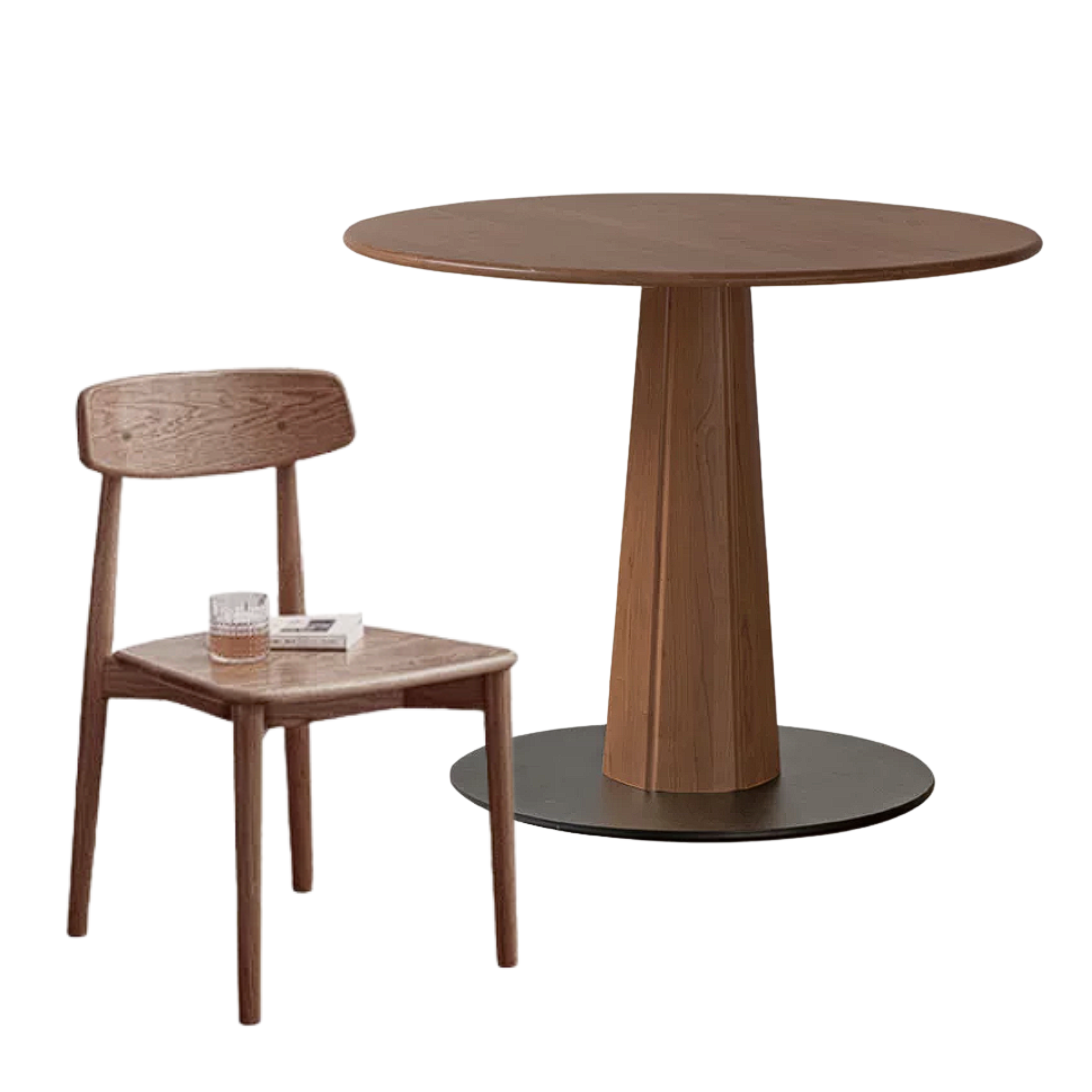 Ash Solid Wood Nordic Dining Round Table