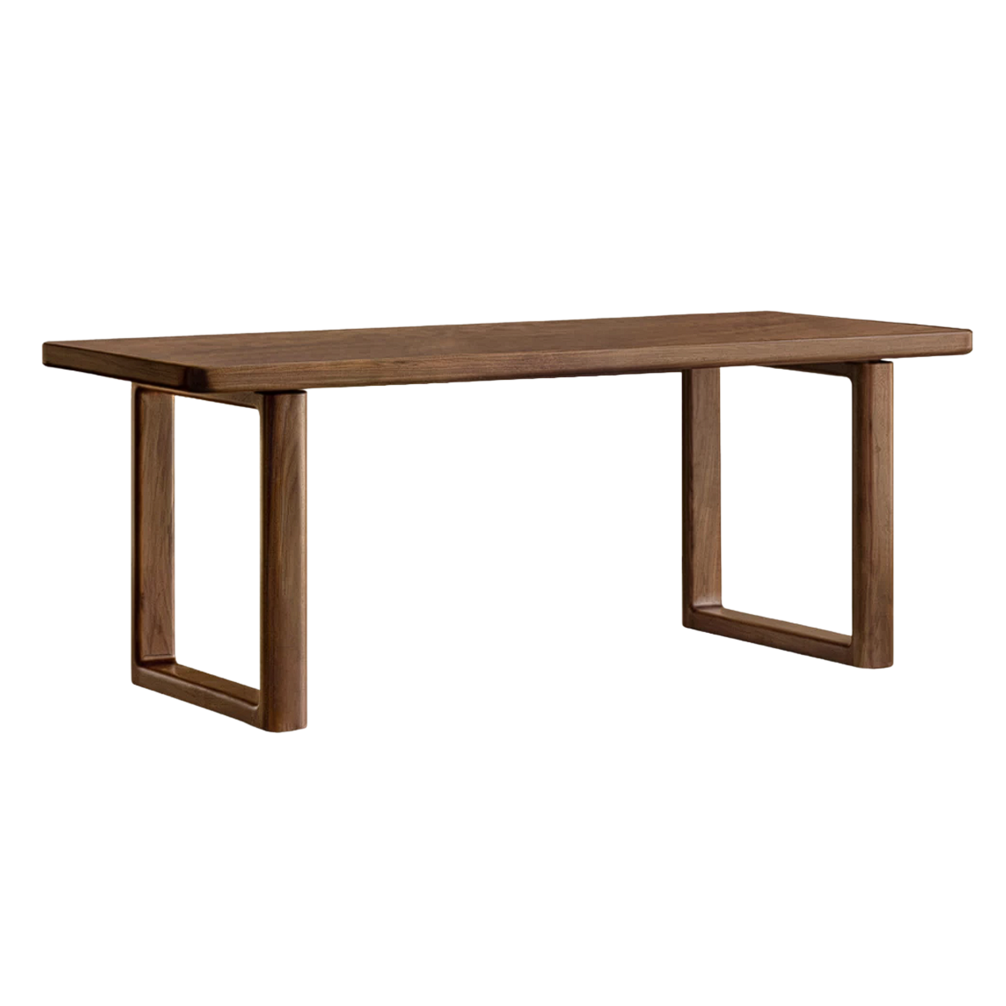 Black Walnut, Golden Pear, Ash Solid Wood Large Board Dining Table