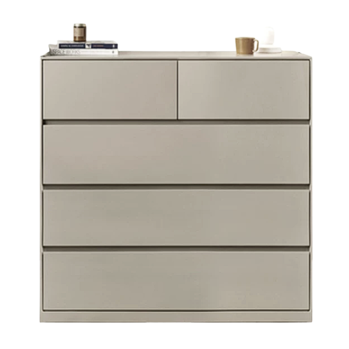 Solid Rubberwood Cream Style Chest of Drawers