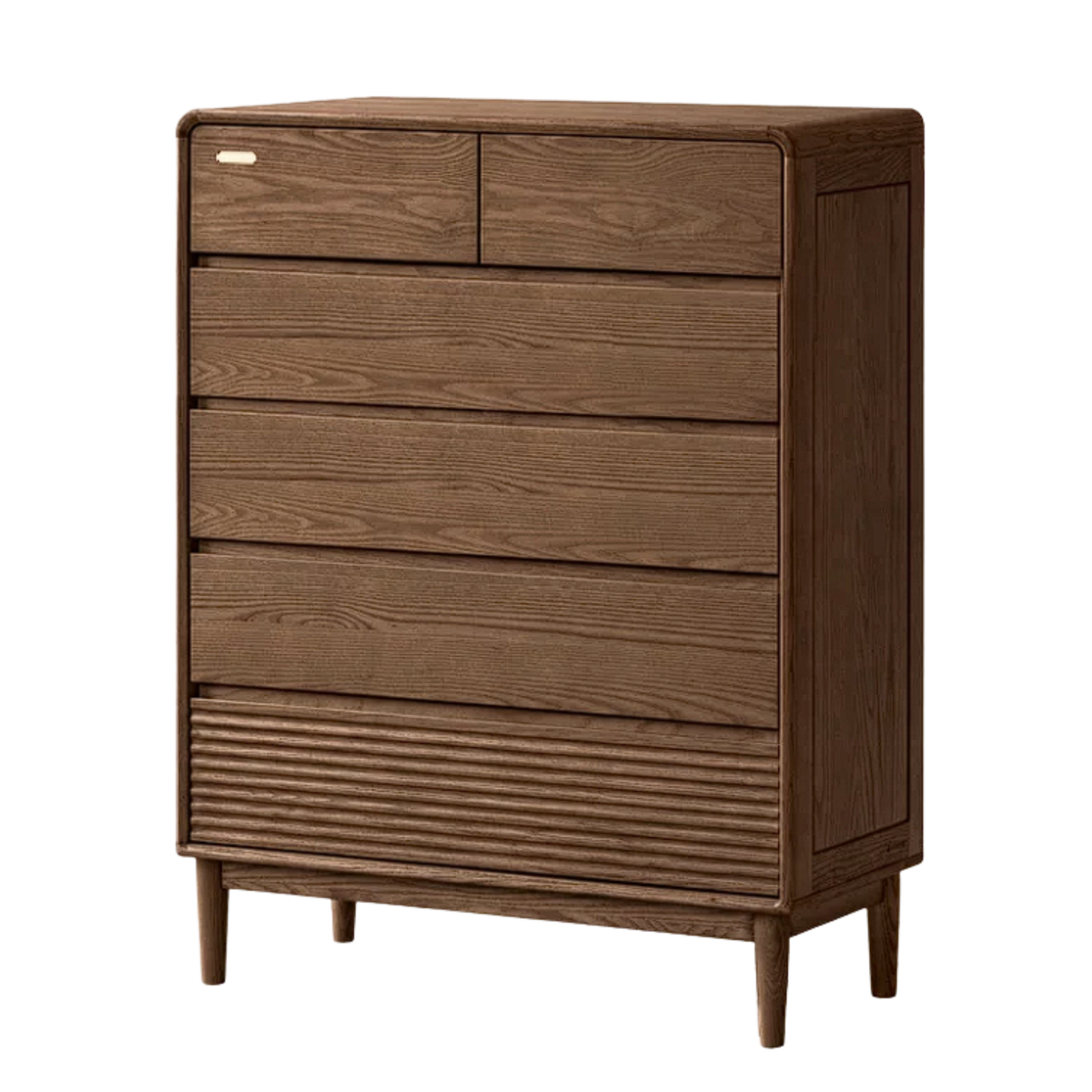Ash, Oak Solid Wood Chest of Drawers with Modern Minimalist Design