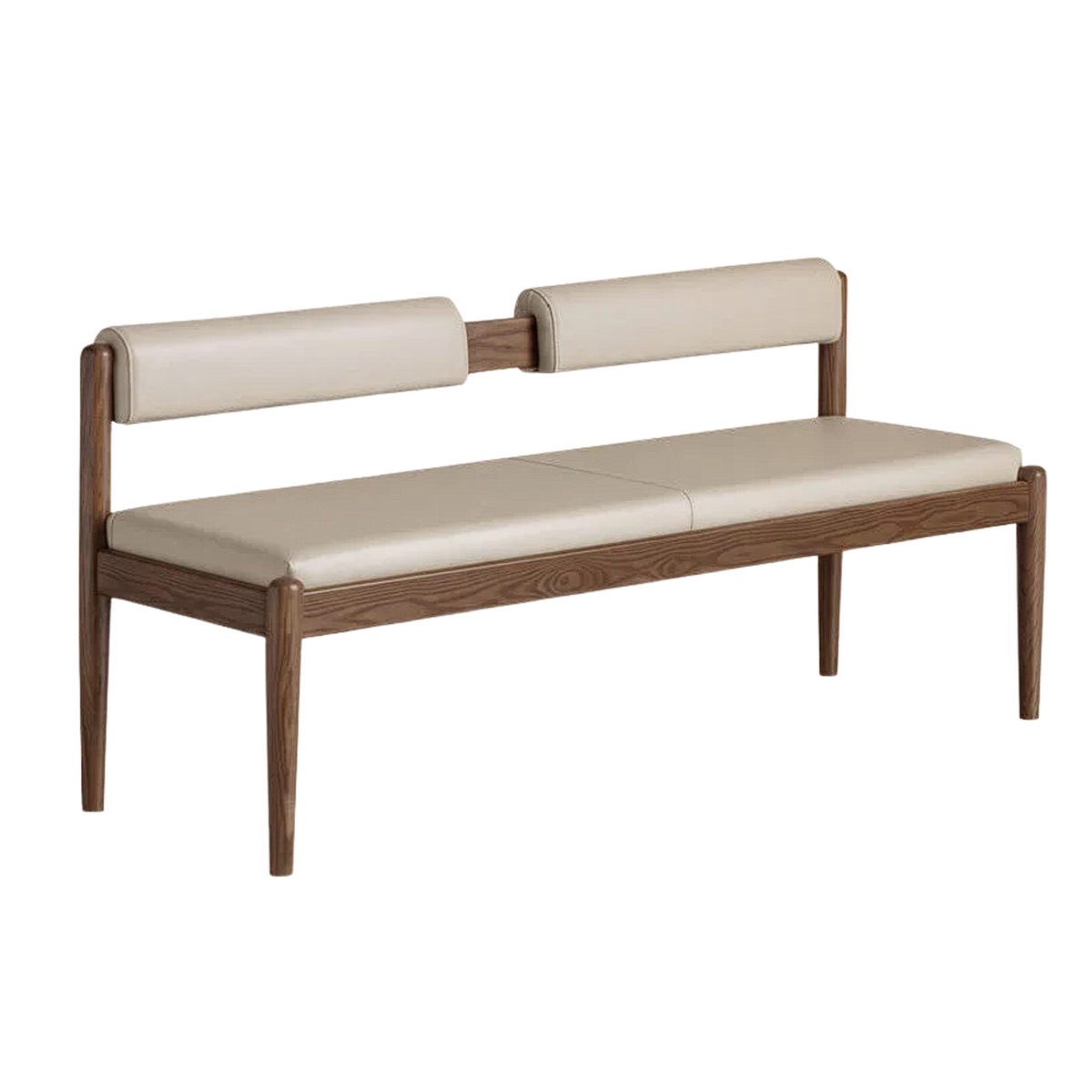Black Walnut, Oak Solid Wood Long Bench