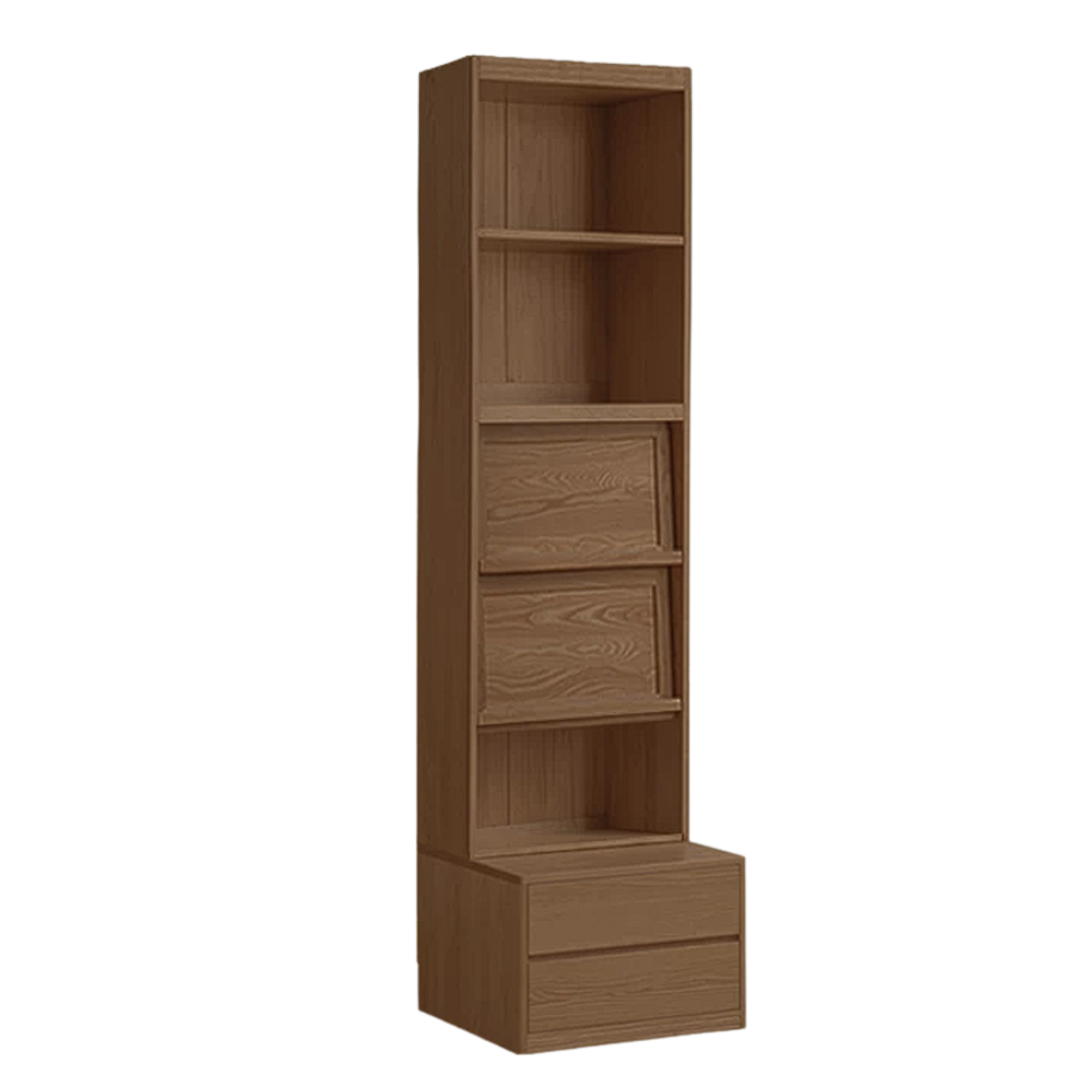 Sandalwood, Oak, Ash Solid Wood Combination Bookcase