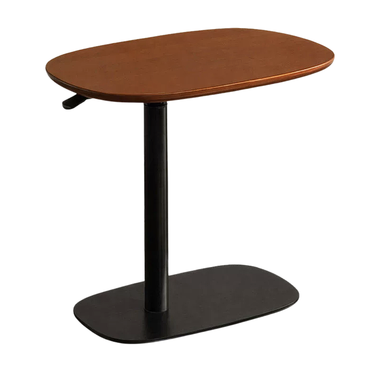 Poplar, Cherry Wood Solid Wood Vintage Style Adjustable Side Table