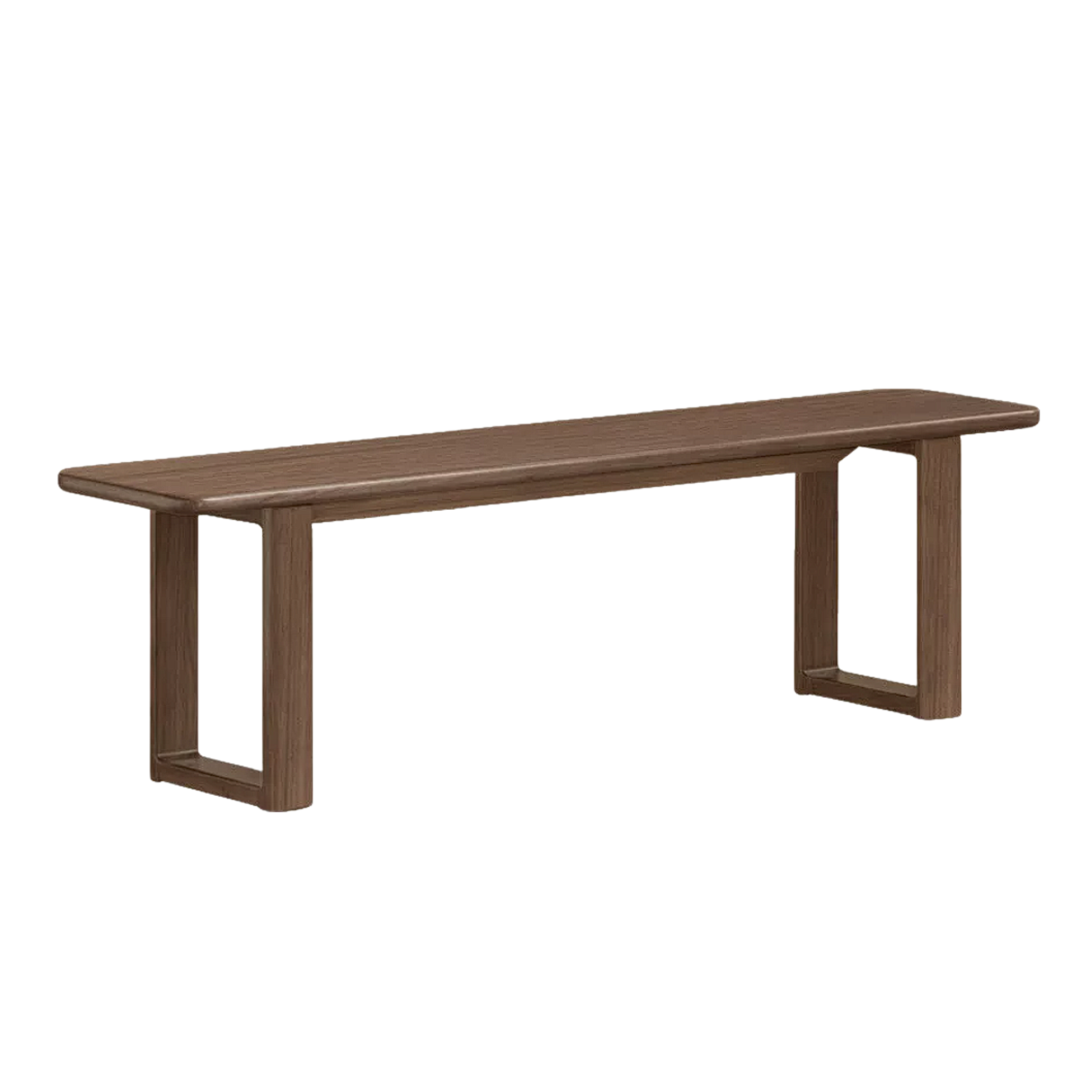 Black Walnut, White Ash, Golden Sandalwood Solid Wood Leisure Long Bench