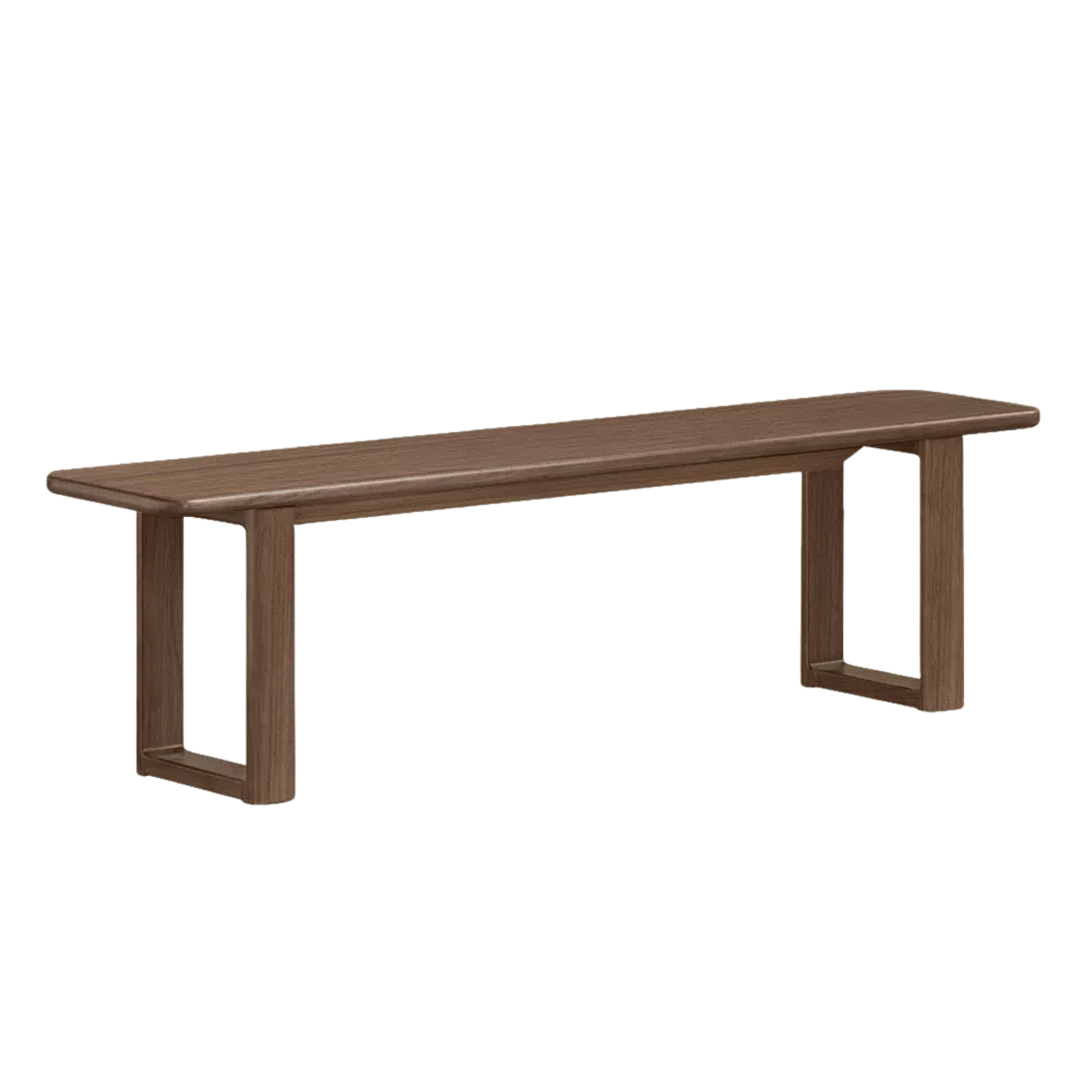 Black Walnut, White Ash, Golden Sandalwood Solid Wood Leisure Long Bench