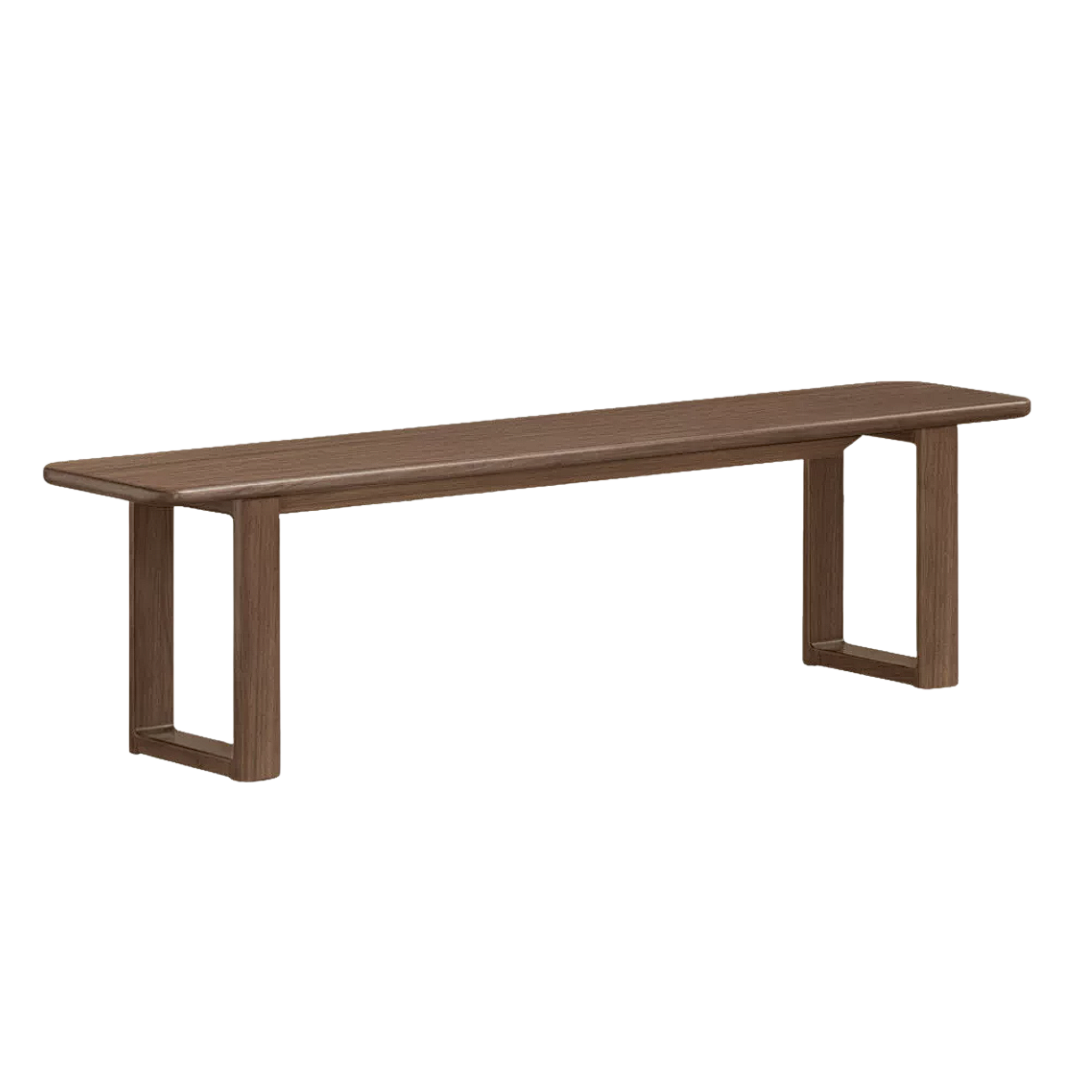 Black Walnut, White Ash, Golden Sandalwood Solid Wood Leisure Long Bench