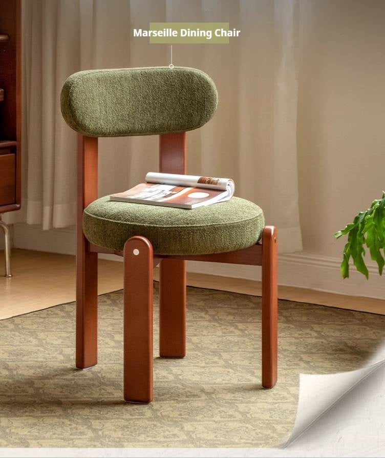 Beech, Rubberwood, Black Walnut, Cherry Solid Wood French Antique Style Chair