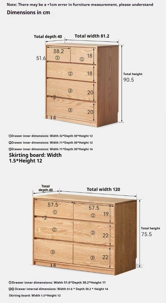 Oak, Black Walnut, Beech Solid Wood, Solid Rubberwood Storage Drawer