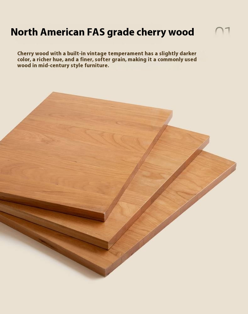 Cherry Solid Wood Retro Style Vanity Table.