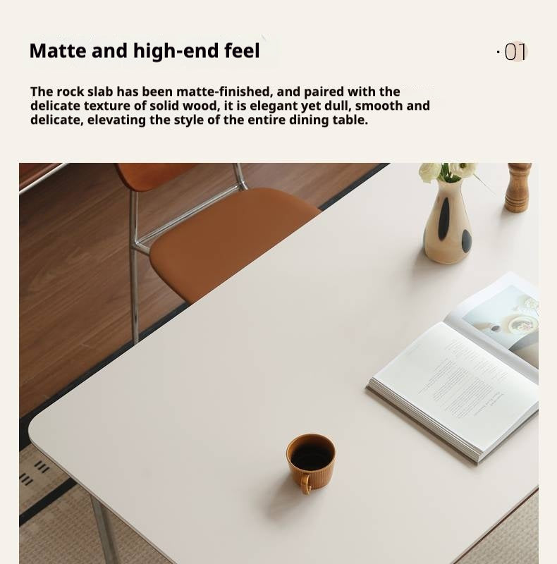 Poplar Solid Wood Bauhaus Dining Table