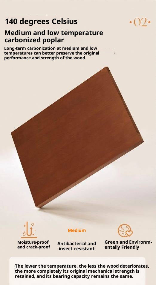 Poplar Solid Wood French Antique Style Nightstand