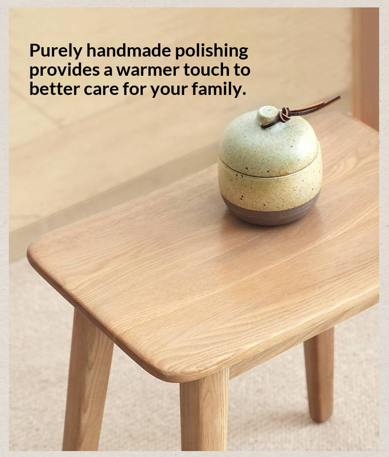 Oak, Ash Solid Wood Modern Vanity Table