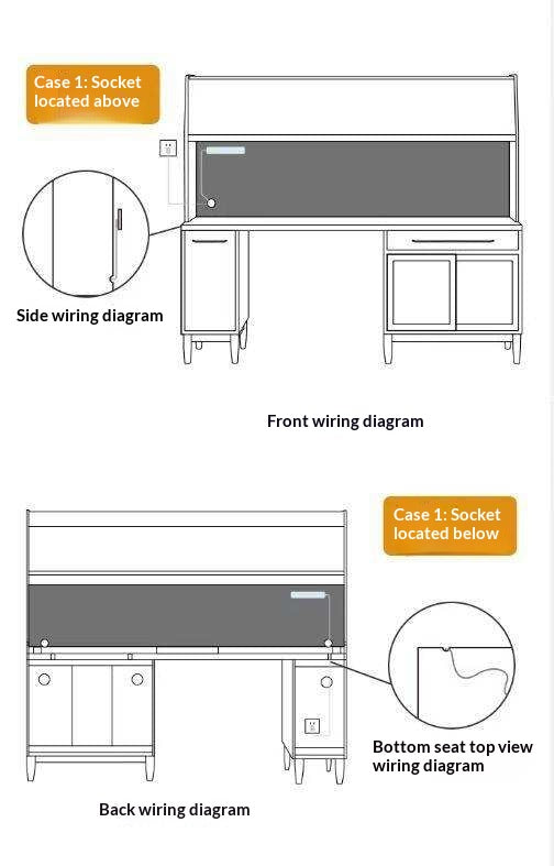 Cherry, Oak Solid Wood, Solid RubberWood Japanese Style Buffet Cabinet
