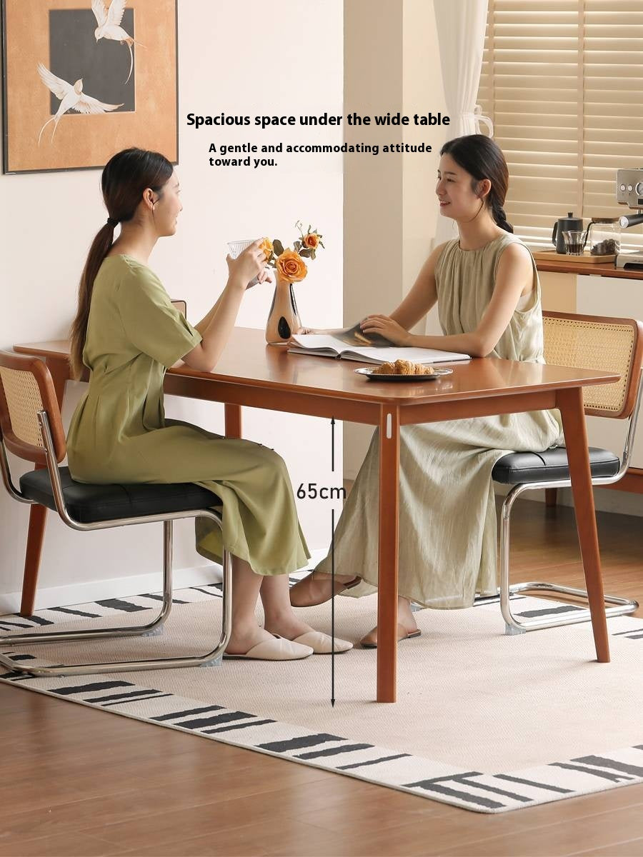 Tulipwood Solid Wood Retro Dining Table