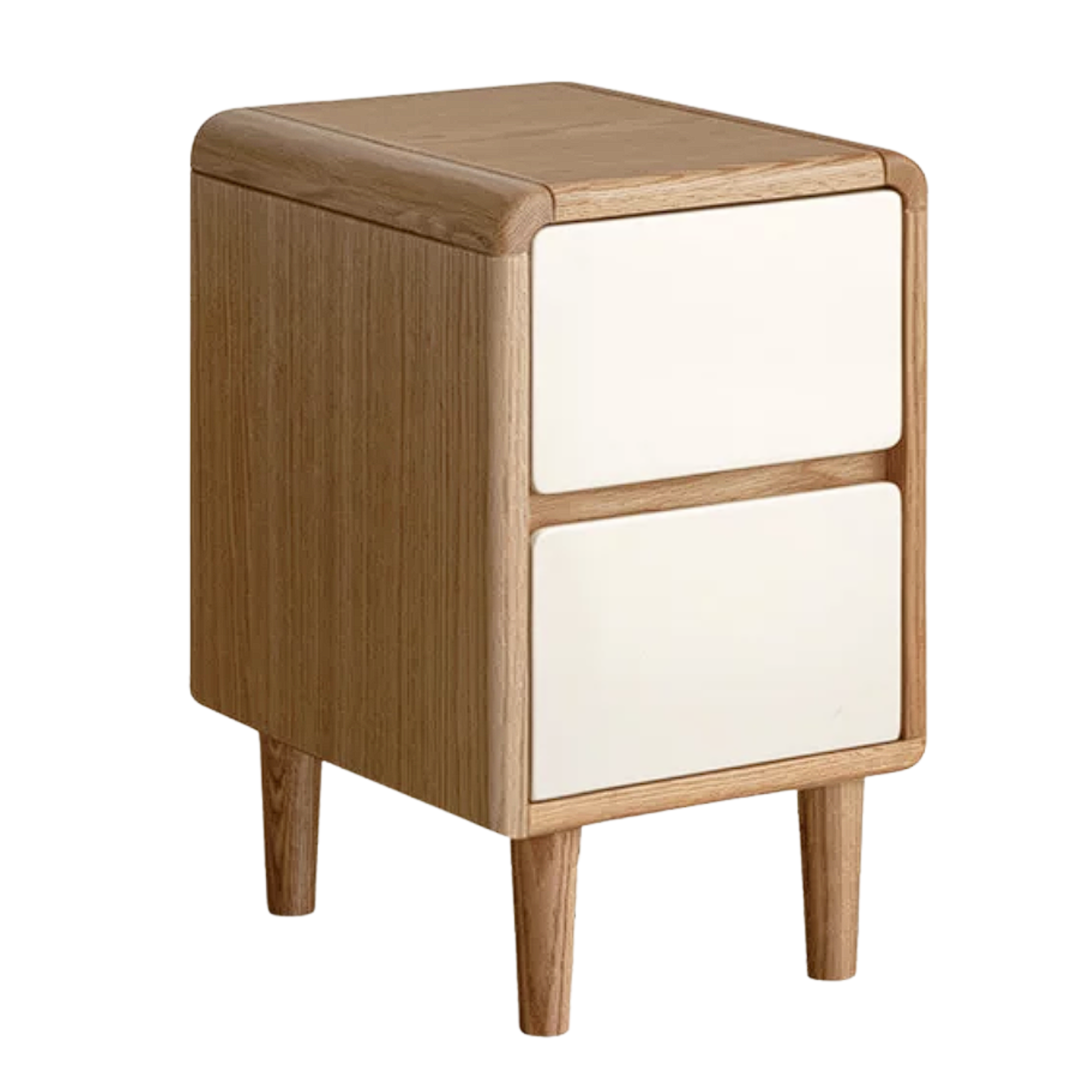 Oak Solid Wood, Solid RubberWood Original Wood Style Nightstand