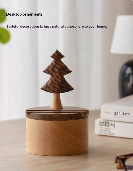 Black Walnut, Beech Solid Wood Phone Stand