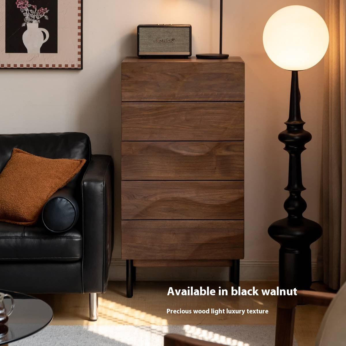 Oak Solid Wood Bauhaus Chest of Drawers