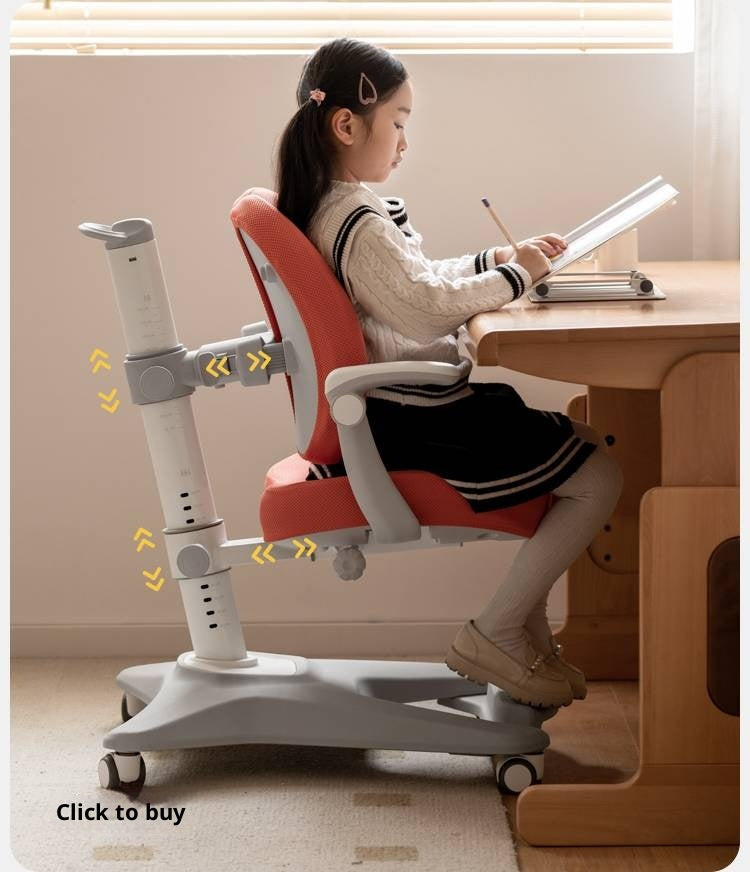 Beech Solid Wood Modern Hand Cranked Children s Writing Desk