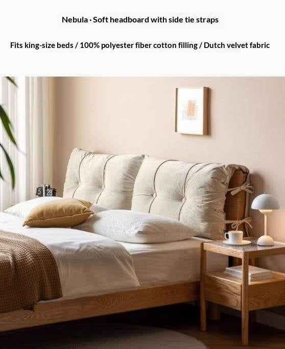 Modern Minimalist Headboard Pillow with Large Backrest