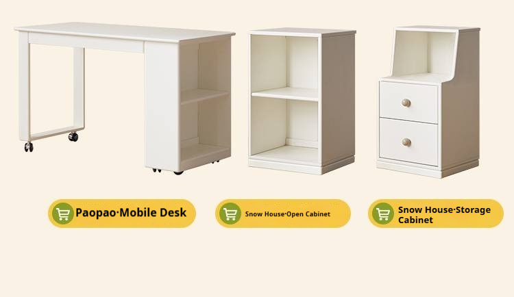 Rubberwood Solid Wood Children's Bed Modern Loft Bed