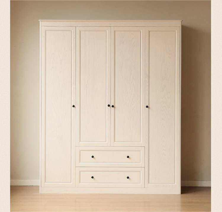 Ash Solid Wood American Style Wardrobe