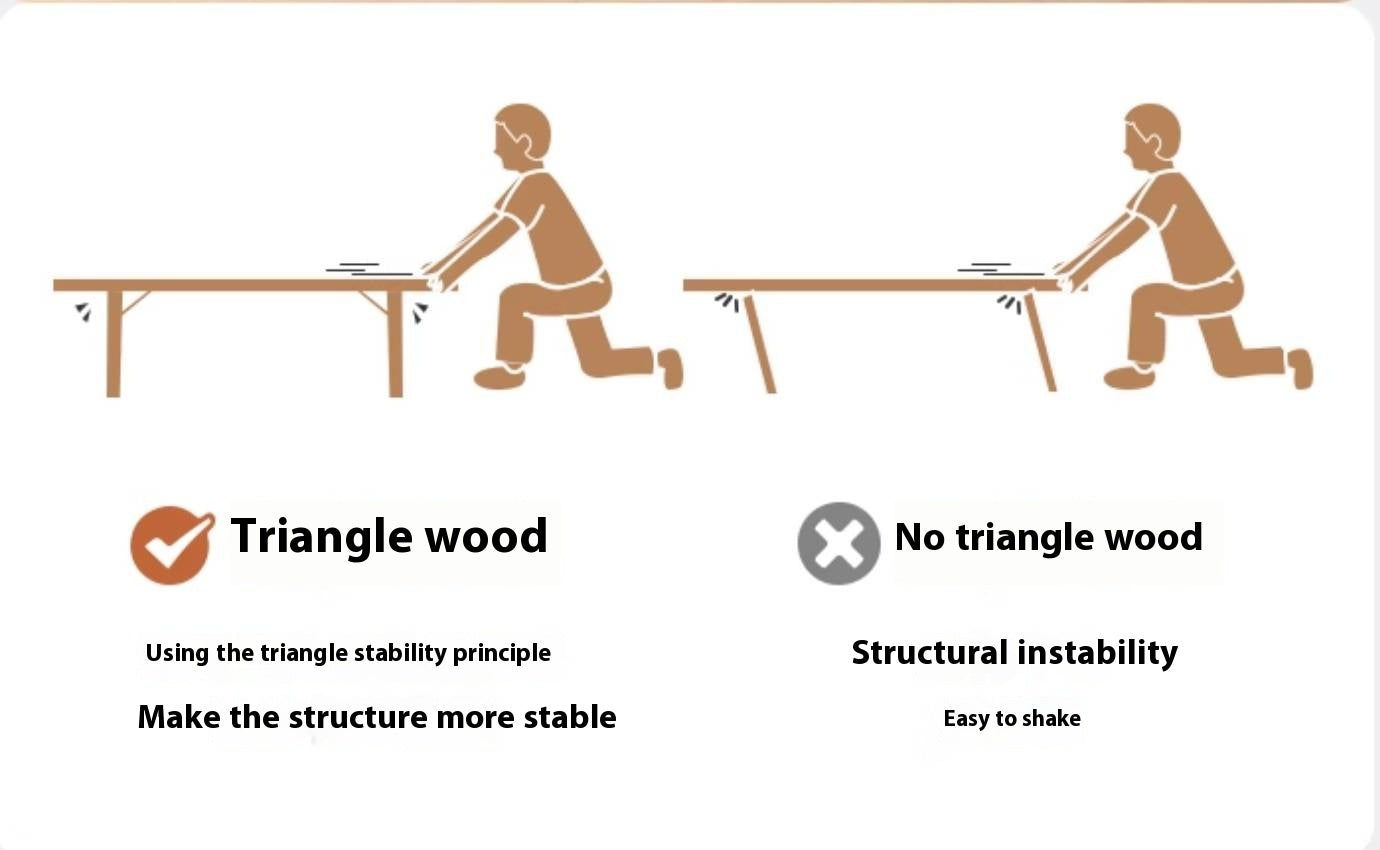 Cherry Solid Wood Rock Board Dining Table