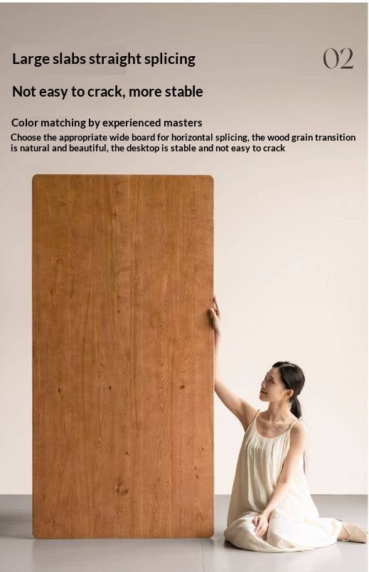 White Oak Solid Wood Antique Rectangular Dining Table