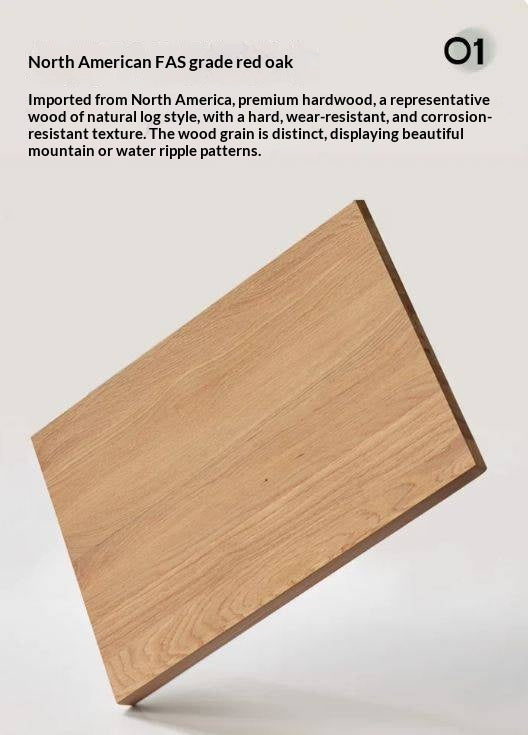 Oак, Beech Solid Wood, Solid Rubberwood Modern Coffee Table