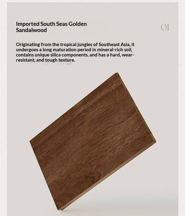 Golden Sandalwood Solid Wood Wall-Mounted Bookcase with Free Combination Grid Design