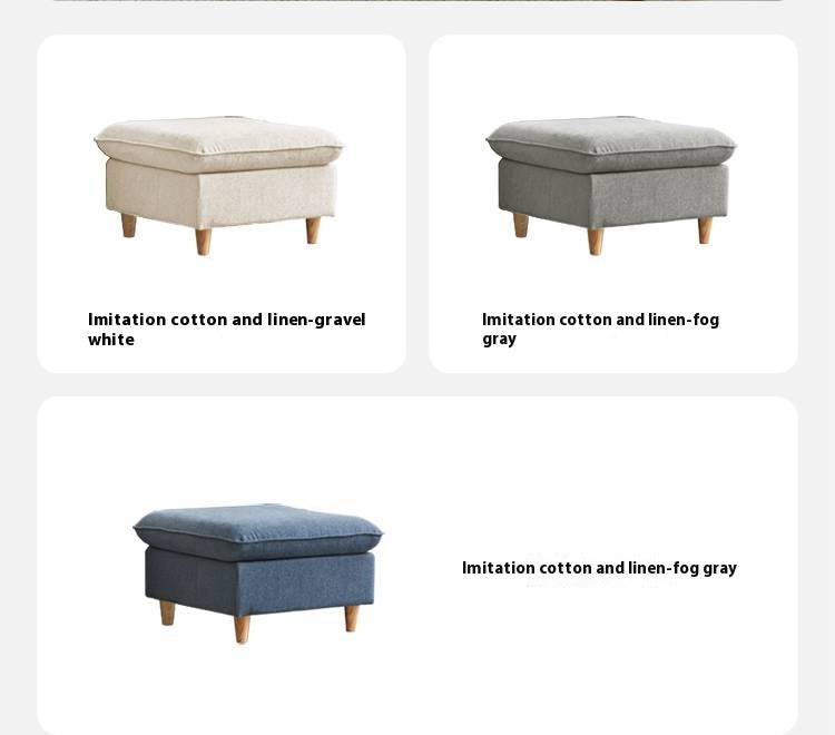 Fabric Soft Footstool Modern And Simple Footrest