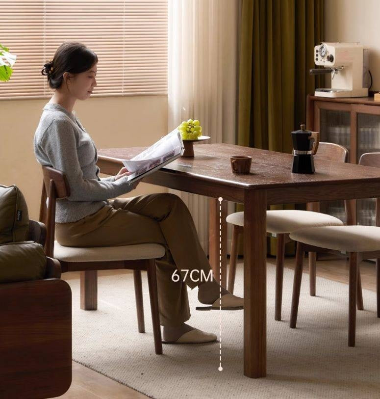 Oak Solid Wood Modern Dining Table