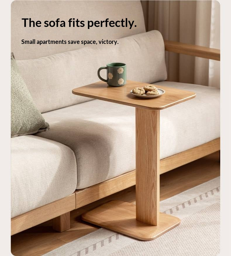 Oak Solid Wood Modern Minimalist Style Side Table