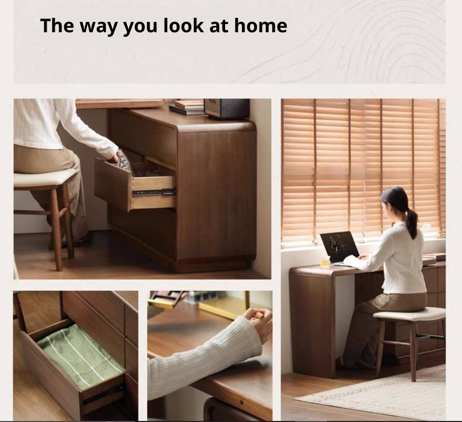 Sandalwood Solid Wood Modern Dressing Table