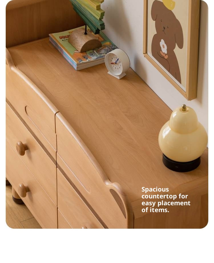 Beech Solid Wood Childrens Drawer