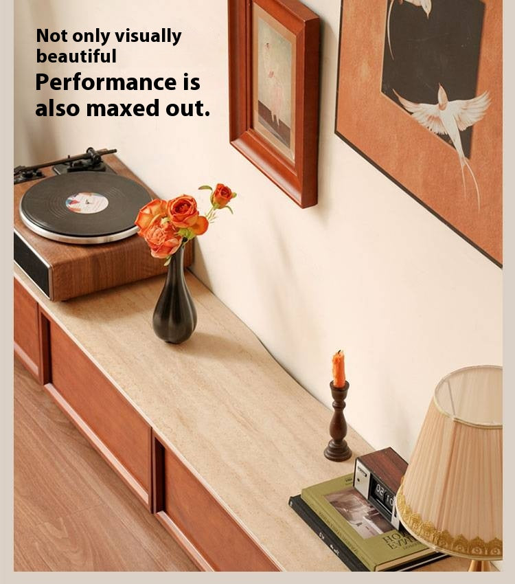 Poplar Solid Wood Ancient Style TV Cabinet