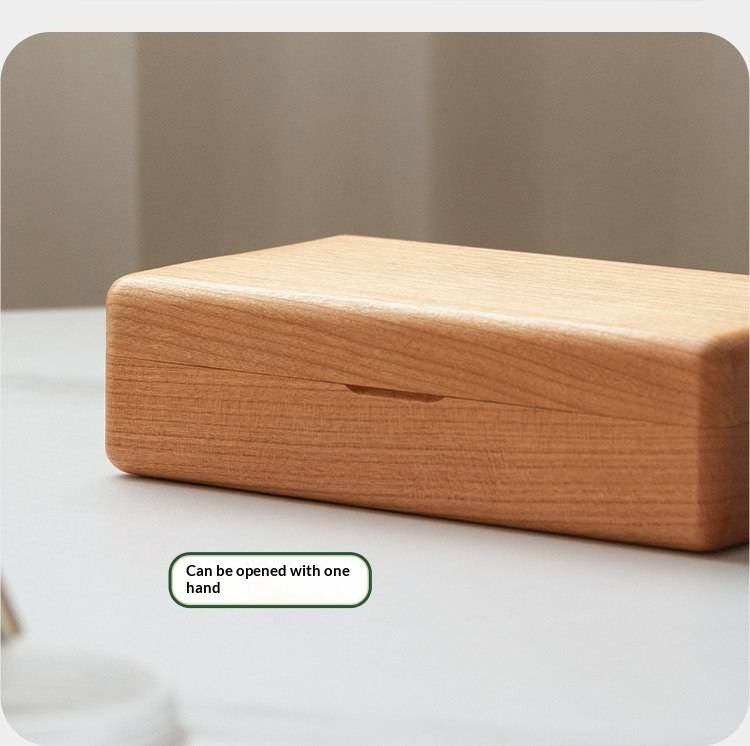 Black Walnut, Cherry Solid Wood Jewelry Box