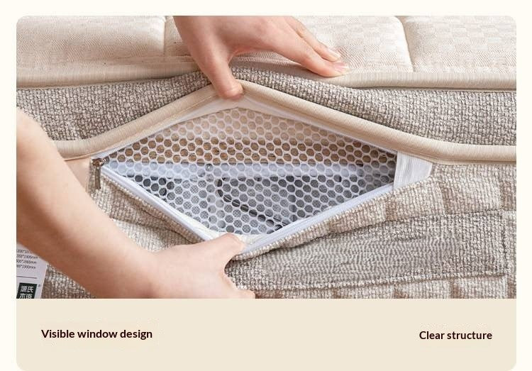 Zero-Glue Soy Fiber Mattress — Independent Spring Model, Thick Latex Support Mattress