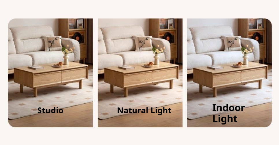 Ash, Oak Solid Wood Solid Wood Coffee Table