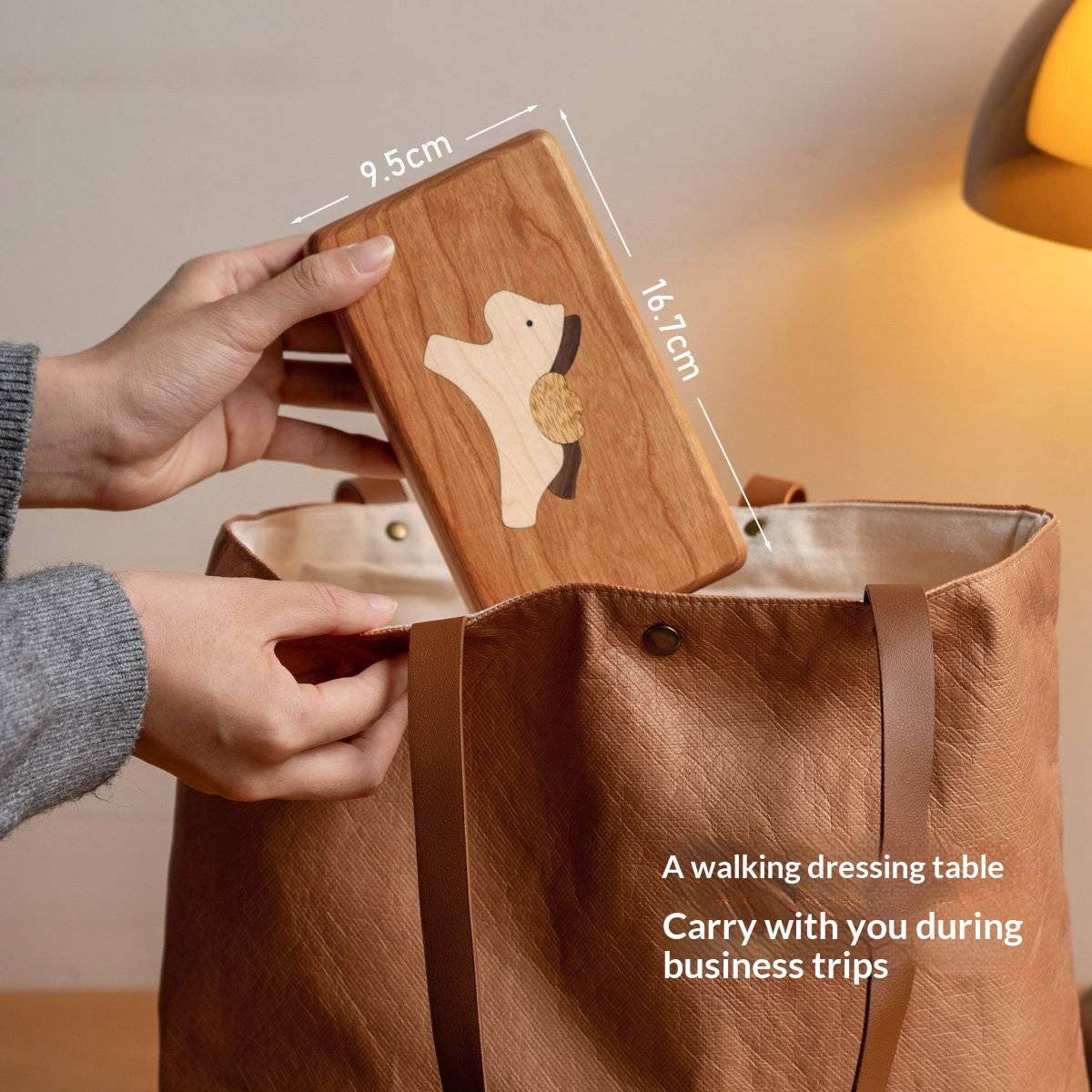 Black walnut, Cherry Solid Wood Handmade Jewelry Box